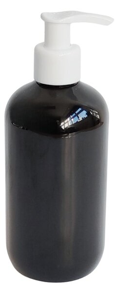 Dávkovač na mýdlo 300 ml černý s bílou pumpičkou BELA