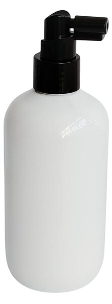 Dávkovač na mýdlo 300 ml bílý s černým sprejem BELA