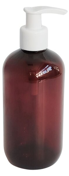 Dávkovač na mýdlo 300 ml hnědý s bílou pumpičkou BELA