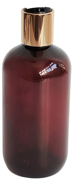 Dávkovač na mýdlo 300 ml hnědý s černo-zlatým DISC TOP BELA