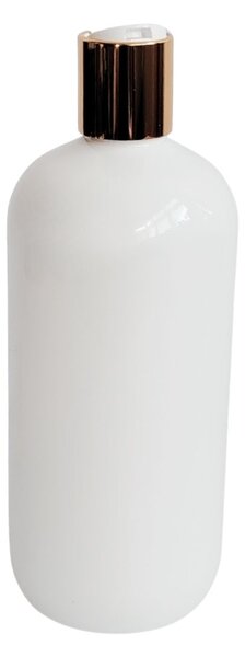 Dávkovač na mýdlo 500 ml bílý s bílo-zlatým DISC TOP BELA
