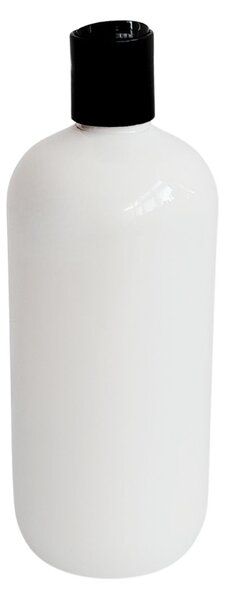 Dávkovač na mýdlo 500 ml bílý s černým DISC TOP BELA
