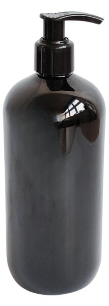 Dávkovač na mýdlo 500 ml černý s černou pumpičkou BELA