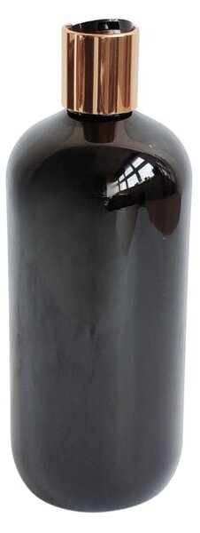 Dávkovač na mýdlo 500 ml černý s černo-zlatým DISC TOP BELA
