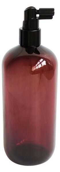Dávkovač na mýdlo 500 ml hnědý s černým sprejem BELA