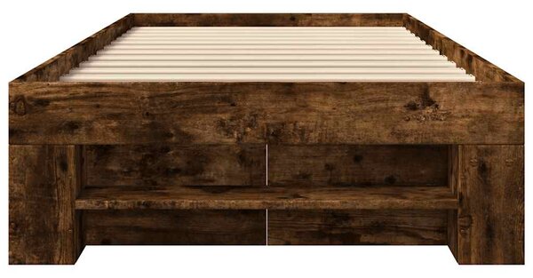 Rám postele bez matrace kouřový dub 90x190 cm kompozitní dřevo 3295524