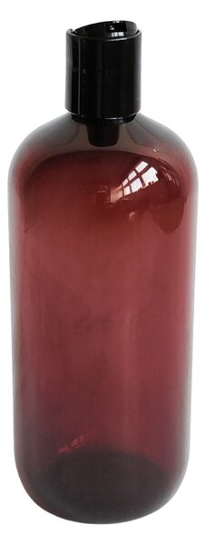 Dávkovač na mýdlo 500 ml hnědý s černým DISC TOP BELA