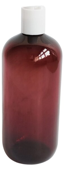 Dávkovač na mýdlo 500 ml hnědý s bílým DISC TOP BELA