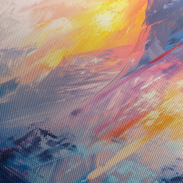 Obraz - Malba krajiny (125x70 cm)