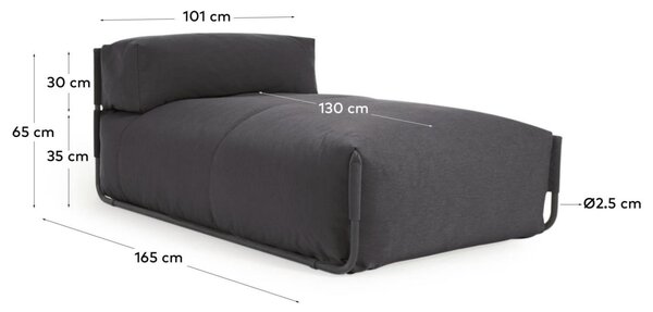 Kave Home Zahradní modul Square 101 x 165 cm – vystavený kus