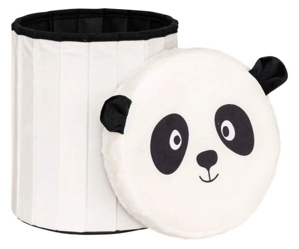 Dětský úložný puf Anoki s motivem pandy