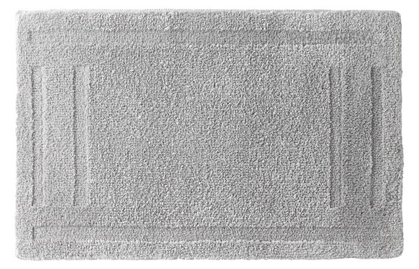 Hebká koupelnová předložka z mikrovlákna s extra vysokou gramáží šedá WC 50x40 cm