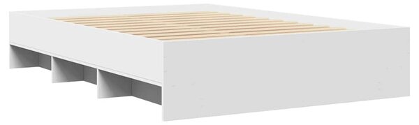 Rám postele bílý 120 x 200 cm kompozitní dřevo 3295660