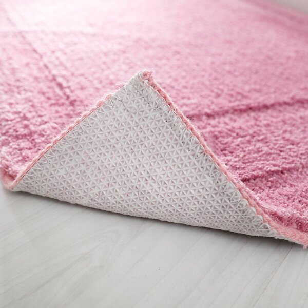 Hebká koupelnová předložka z mikrovlákna s extra vysokou gramáží šeříková WC 50x40 cm