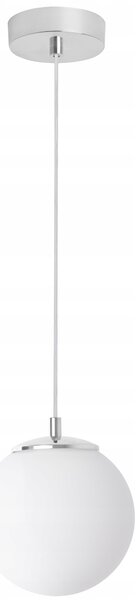 Závěsná lampa Light Home stříbrná koule 15 cm E14