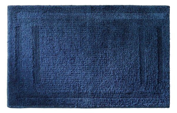 Hebká koupelnová předložka z mikrovlákna s extra vysokou gramáží modrá WC 50x40 cm