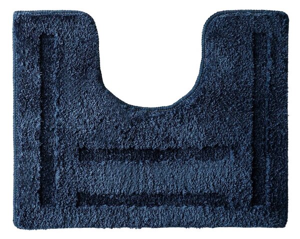 Hebká koupelnová předložka z mikrovlákna s extra vysokou gramáží modrá WC 50x40 cm