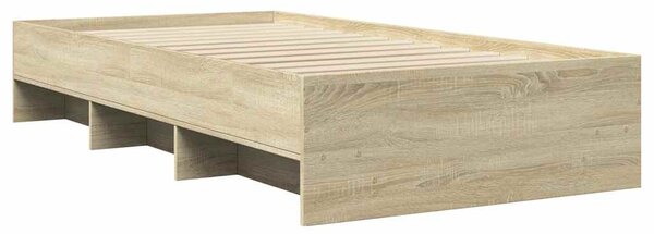 Rám postele bez matrace dub sonoma 75 x 190 cm kompozitní dřevo 3295711