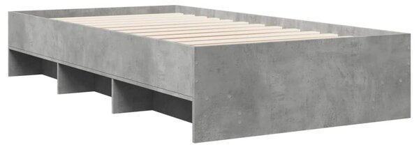 Rám postele betonově šedý 75 x 190 cm kompozitní dřevo 3295712