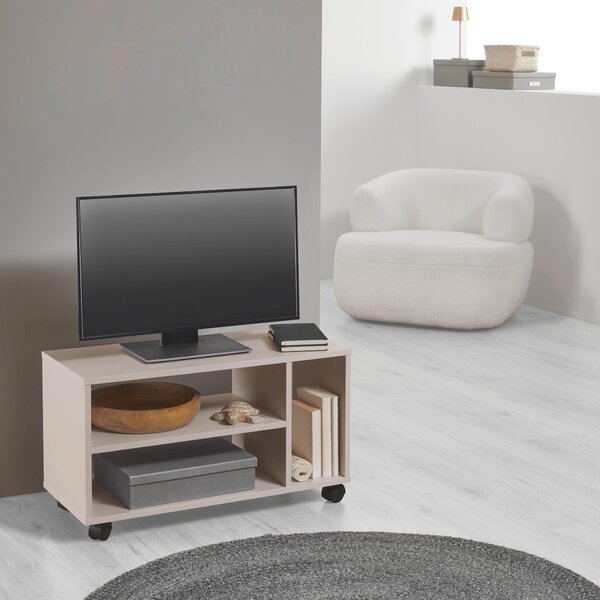 KOMODA POD TELEVIZI, kašmírová, 73,5/42/33,5 cm Boxxx - Online Only TV příslušenství, Online Only