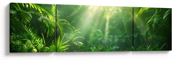 Obraz - Deštný prales (170x50 cm)