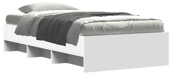 Rám postele bílý 75 x 190 cm kompozitní dřevo 3295709