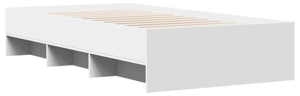 Rám postele bílý 75 x 190 cm kompozitní dřevo 3295709