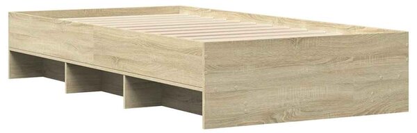 Rám postele bez matrace dub sonoma 75 x 190 cm kompozitní dřevo 3295711