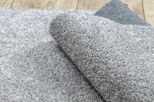 Makro Abra Kusový koberec vhodný k praní v pračce ILDO 71181060 stříbrný Rozměr: 60x115 cm