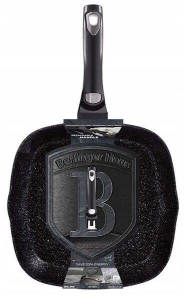 Grilovací pánev Berlinger Haus Carbon Pro 16 cm, granitová