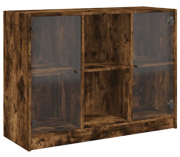 Příborník kouřový dub 102 x 37 x 75,5 cm kompozitní dřevo 3295875