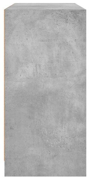 Příborník betonově šedý 102 x 37 x 75,5 cm kompozitní dřevo 3295874