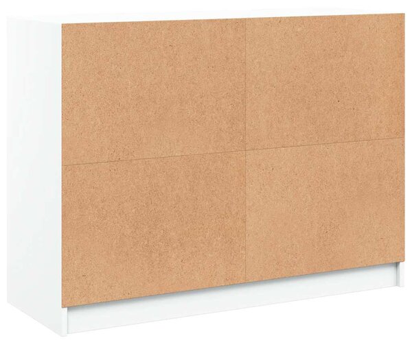 Příborník bílý 102 x 37 x 75,5 cm kompozitní dřevo 3295871