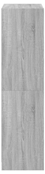 Highboard s dvířky šedý sonoma 68x37x142 cm kompozitní dřevo 3295869
