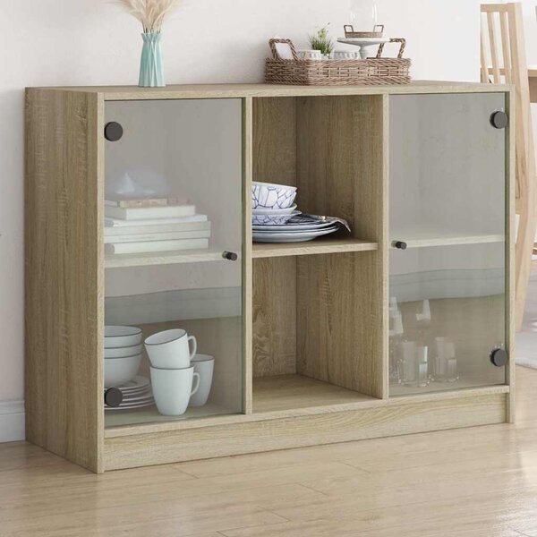Příborník dub sonoma 102 x 37 x 75,5 cm kompozitní dřevo 3295873