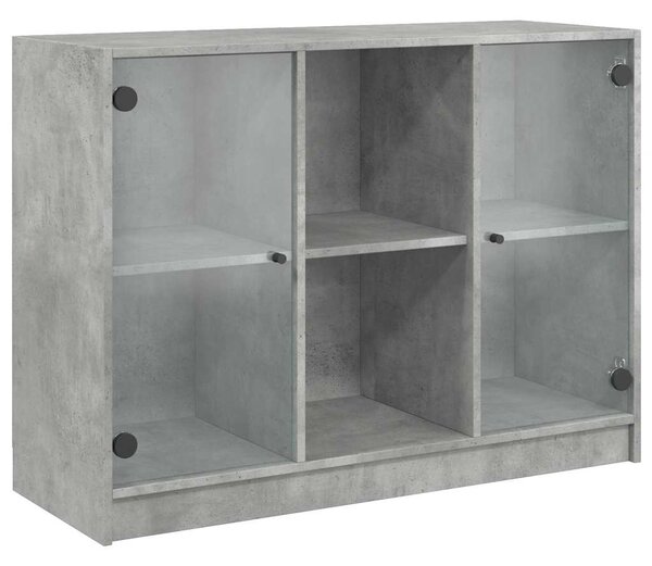 Příborník betonově šedý 102 x 37 x 75,5 cm kompozitní dřevo 3295874
