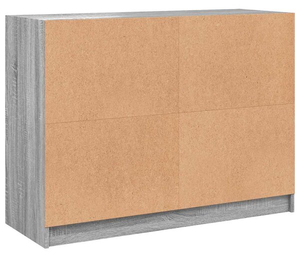 Příborník šedý sonoma 102 x 37 x 75,5 cm kompozitní dřevo 3295876