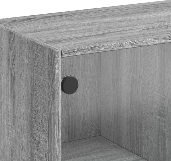 Příborník šedý sonoma 102 x 37 x 75,5 cm kompozitní dřevo 3295876