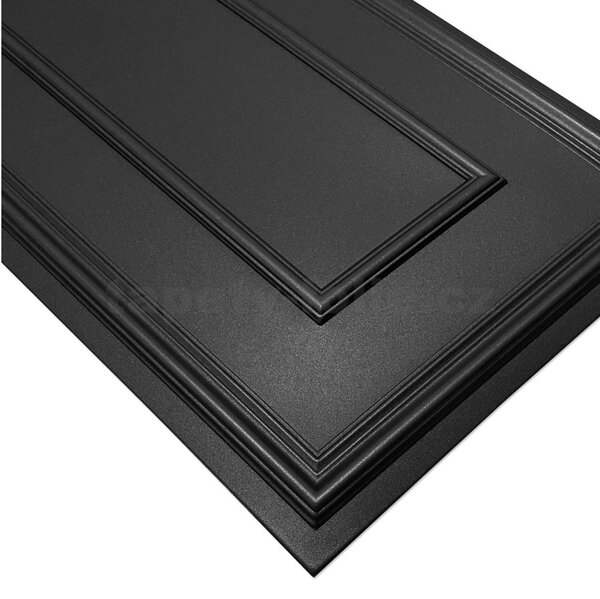 3D panel XPS 2803000095, cena za kus, rozměr 100 cm x 50 cm, obklad černý, IMPOL TRADE