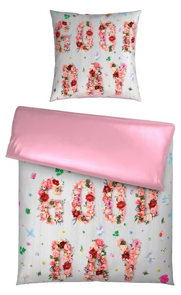 OBOUSTRANNÉ POVLEČENÍ, satén, růžová, 135/200 cm Esposa - Online Only povlečení, Online Only