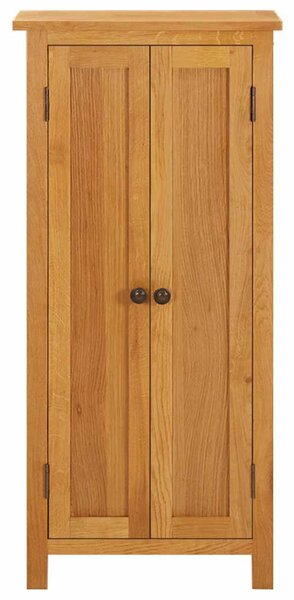 Úložná skříňka 50 x 22 x 110 cm masivní dubové dřevo 329926