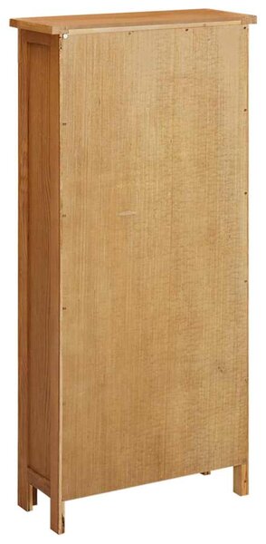 Úložná skříňka 50 x 22 x 110 cm masivní dubové dřevo 329926