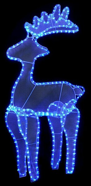 Sob vánoční dekorace s výpletem 306 LED diod 60 x 24 x 89 cm 329824
