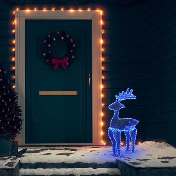 Sob vánoční dekorace s výpletem 306 LED diod 60 x 24 x 89 cm 329824