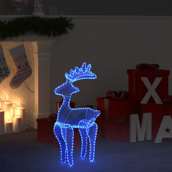 Sob vánoční dekorace s výpletem 306 LED diod 60 x 24 x 89 cm 329824