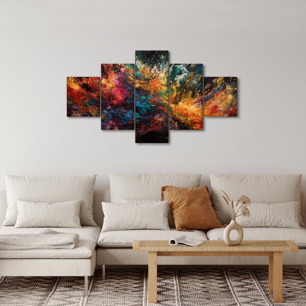 Obraz - Barevná abstrakce II. (125x70 cm)