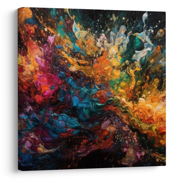 Obraz - Barevná abstrakce II. (30x30 cm)
