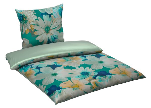 OBOUSTRANNÉ POVLEČENÍ, petrolej, 135/200 cm Bio:Vio - Online Only povlečení, Online Only