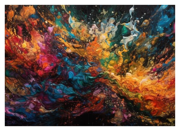 Obraz - Barevná abstrakce II. (70x50 cm)