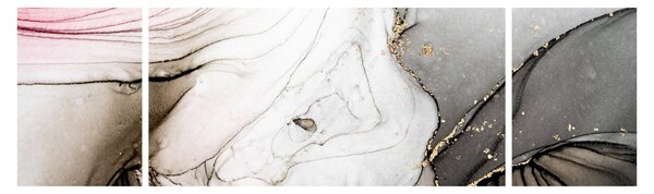 Obraz - Mramorový inkoust (170x50 cm)